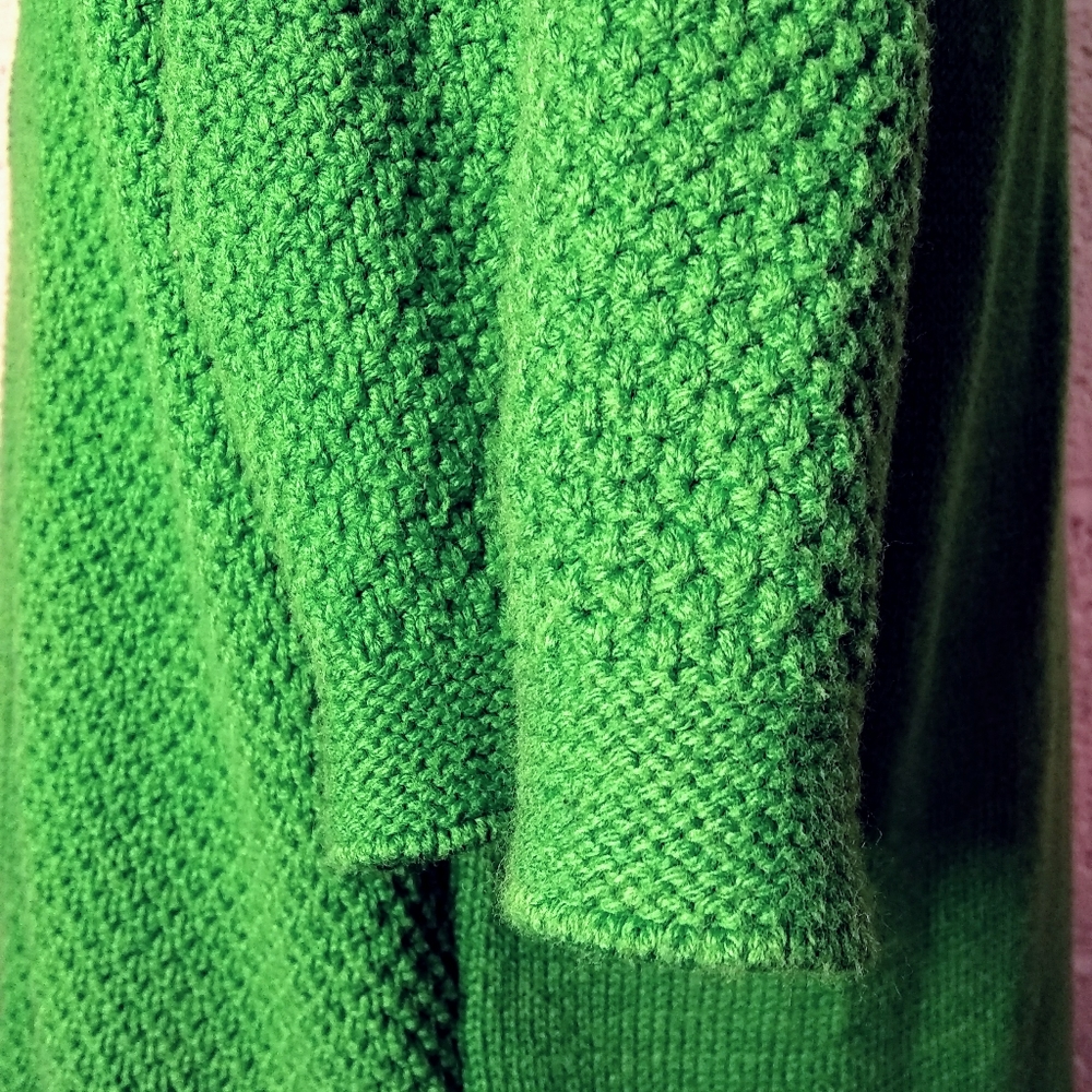 Apt. 9 Small Green Open Green Knit Cardigan W/ Top - Picture 8 of 11